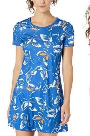 Adidas x FARM Rio Butterfly Print Dress thumbnail 1