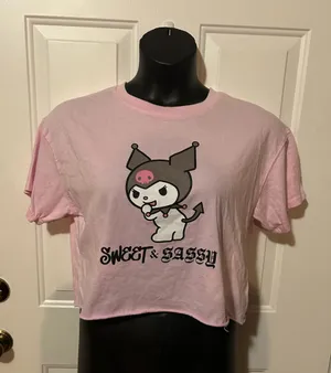 Kuromi crop top thumbnail 1