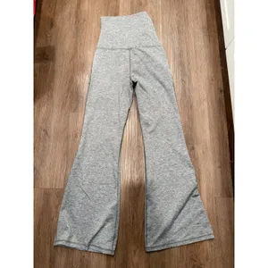 OFFLINE by Aerie The Hugger Foldover Flare Leggings Gray High Rise Long Inseam L thumbnail 3