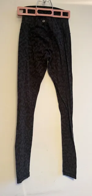 Lululemon Align High Rise 25 Pant 2 Heritage 365 Camo‎ Deep Coal Multi Nulu Yoga thumbnail 1