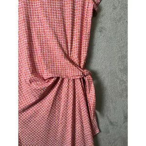 J. McLaughlin Side Knot‎ Dress Catalina Cloth Small Short Sleeve Pink Orange thumbnail 3