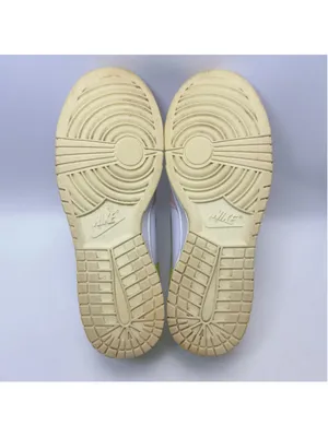 Women's Nike Dunk High Sneakers Size 9.5 White Yellow Pink Purple DD1869-108 thumbnail 7