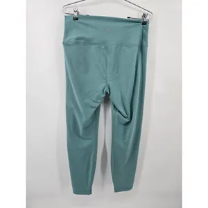 Yogalicious Lux Leggings Womens XL Sage Green High Waist 7/8 Ankle Activewear thumbnail 2