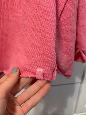Free People Off My Mind Cropped T-Shirt Pink thumbnail 6