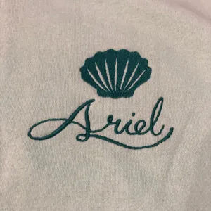 Disney The Little Mermaid Sweatshirt Ariel Flounder Embroidered thumbnail 7