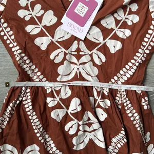 NEW Beyond by Vera Heidi mini dress HEART BROWN XS thumbnail 12