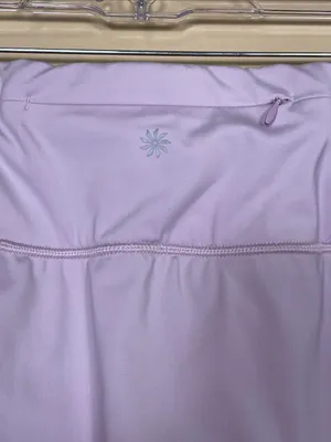 Athleta Women’s Momentum Lilac Purple Ruffle Athletic Athleisure Tennis Skort thumbnail 7