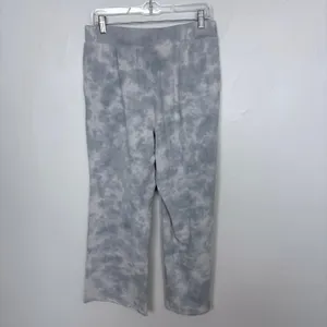 Aerie Light Blue Tie Dye Straight Leg Sweatpants Casual Size Medium thumbnail 5