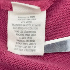 Aerie Cardigan Sweater Womens Large Pink Peplum Open‎ Front Girly Coquette Girly thumbnail 9