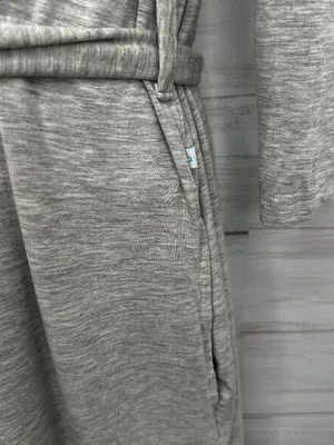 Posh Peanut Mommy Robe in Light Gray Size Small Soft Maternity thumbnail 4