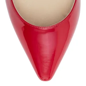 Jimmy Choo Erin 60 slingback kitten heel pumps in red patent leather thumbnail 4
