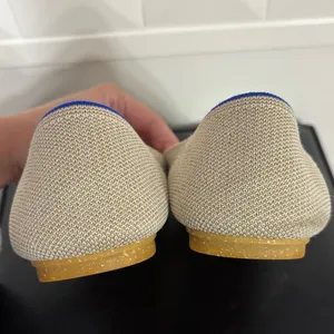 Rothy's The Flat in Light Gold Metallic thumbnail 12