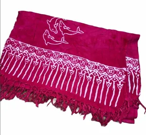 KOKO KNOT pink dolphin beach wrap thumbnail 1