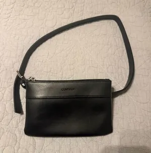Calvin Klein Black Leather belt bag thumbnail 1