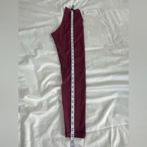 YUNOGA‎ Burgundy Yoga Leggings Size XS thumbnail 4