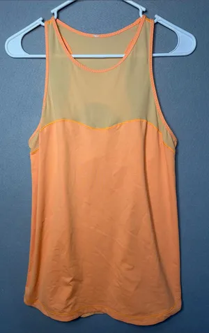 lululemon athletica Peach and Orange Racerback Tank thumbnail 1