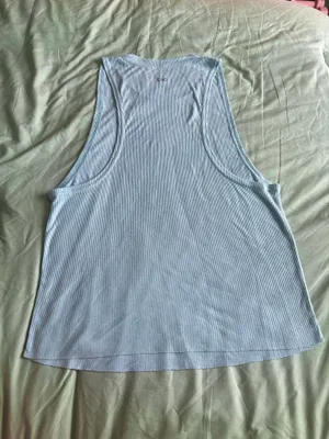 Alo Yoga Teal Tank Workout Top thumbnail 4