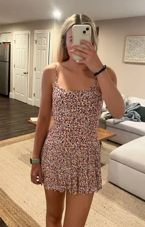 Hazel Boutique Floral Mini Dress thumbnail 1