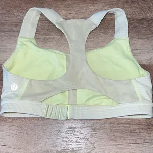 Lululemon Run: Hook Me Up Bra Wagon‎ Stripe Faded Zap / Faded Zap Size 4 thumbnail 4