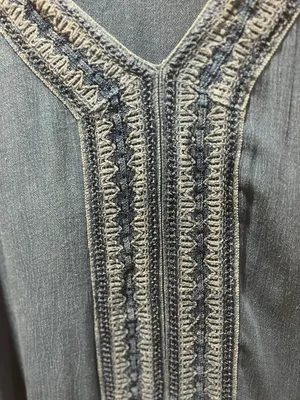 Rayon Long Sleeve Tunic Dress thumbnail 2