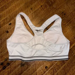 Reebok white Athleisure workout racerback sports bra thumbnail 2