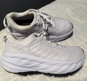 Hoka Bondi SR White Women's Plush Cushion Running Sneakers size 8.5 thumbnail 1