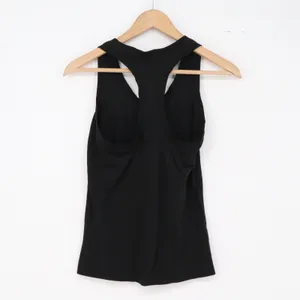 Tank Top Womens 4 Racerback Black Activewear Excellent thumbnail 2