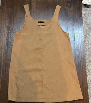SHEIN Camel Mini Dress thumbnail 1