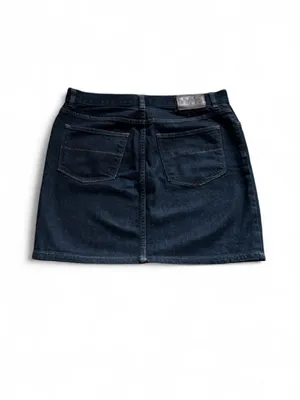 Lauren Ralph Lauren Dark Blue Denim Mini Skirt Size 6 Women's Classic Style thumbnail 2