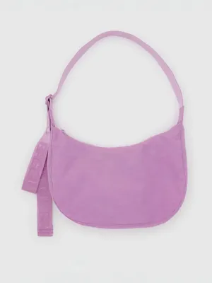 BAGGU small Nylon Crescent Bag Peony thumbnail 10