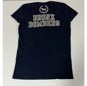 Navy Blue Diamond ‘NY Yankees: Bronx Bombers’ Baseball T-Shirt Top Tee Size S ⚾️✨ thumbnail 4