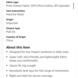 CRZ Yoga Sports Tank - S (4/6) thumbnail 5