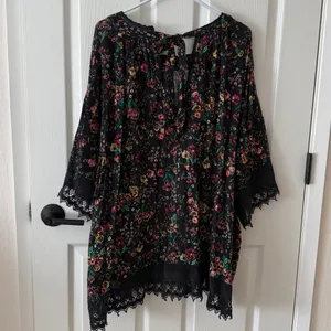 Free People It’s Necessary floral tunic mini dress thumbnail 8