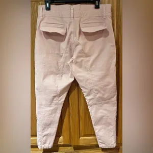 Current/Elliott The Beverly Cropped Tapered Zippered Pants Crystal Pink Size 24‎ thumbnail 9