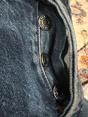 Everlane 90’s Cheeky High Rise Waist Denim Blue Straight Leg Jeans 24 Barrel thumbnail 6