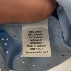 SO Baby Blue Crop Top thumbnail 3