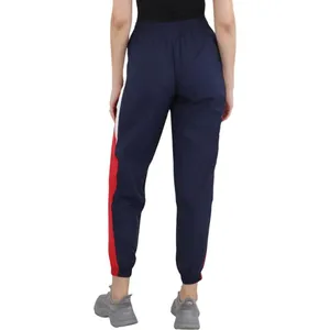NWT Reebok Womens Colorblock Nylon Track Pants IT5650 Vector Navy Blue XS thumbnail 2