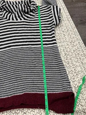 Anthropologie Field Flower Black and White Striped Turtleneck Sweater thumbnail 12