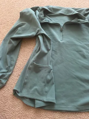xersion quarter zip green pullover thumbnail 2