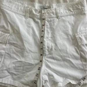 Guess White Women's Cargo Shorts - Utility Pocket Style thumbnail 5