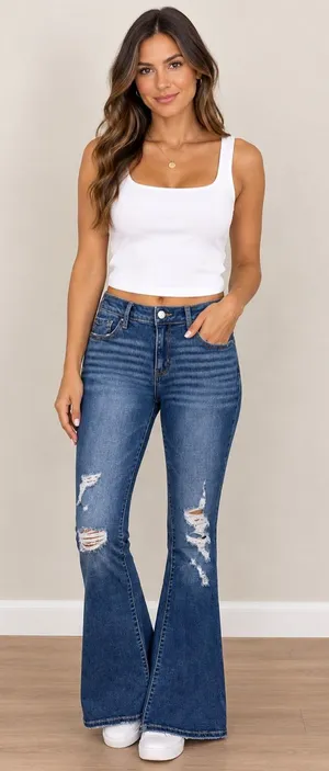 BKE Stella Bootcut 30x29 1/2 thumbnail 1
