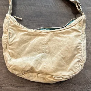 Old Navy Vintage Y2K Cream/Beige Shoulder Boho Messenger Bag thumbnail 9