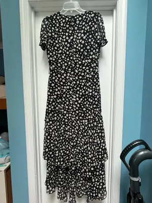 Karl Lagerfeld Paris Black Floral Maxi Dress thumbnail 2