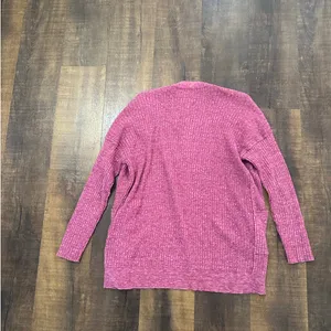 Free People FP Beach Pink Knit Lounge Set Cardigan & Pants XS thumbnail 5