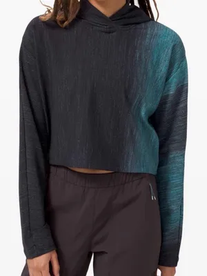 Lululemon Varsa Hoodie lululemon lab Aurora Glow Jacquard Black True Sz Medium thumbnail 1