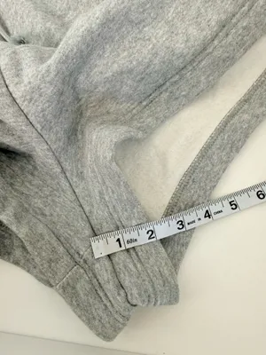 Nike Phoenix Fleece High Waisted 2” Loose Fit Shorts Light Gray thumbnail 9