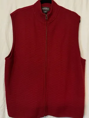 Woolrich Red Zip‑Up Vest – Size 2XL thumbnail 1