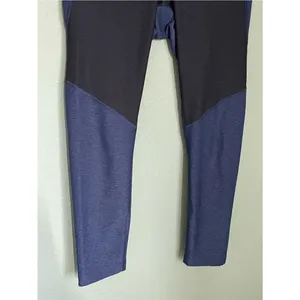 Outdoor Voices Two Tone Paneling Legging Size Medium Black Navy Compression thumbnail 7