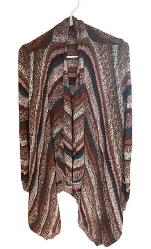 American Eagle Outfitters Multicolor Chevron Cardigan thumbnail 1