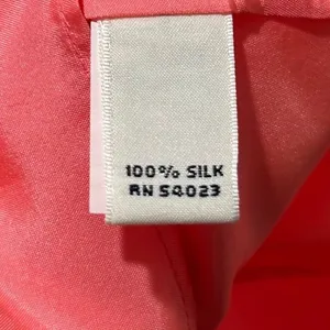 Banana Republic Silk Ruffle Cami Tank Top Coral Pink XS‎ Adjustable Y2K Casual thumbnail 5